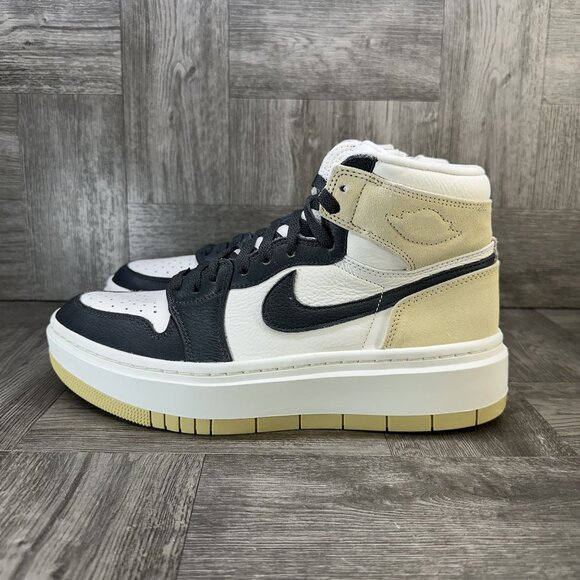 Air Jordan 1 Elevate Women's size 10 Team Gold Mid Top Shoes DN3253-700 - Picture 5 of 8